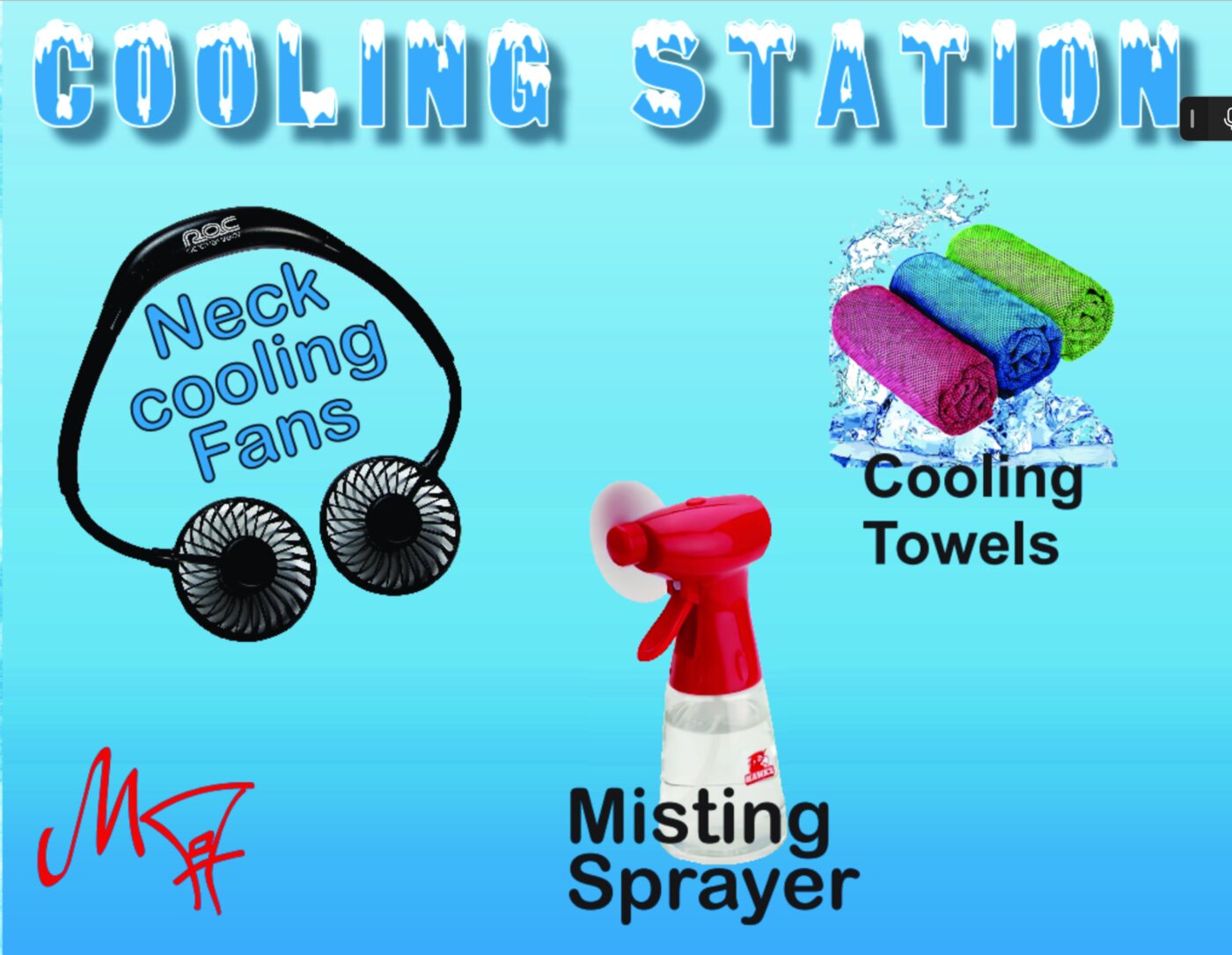 Cooling station event banner